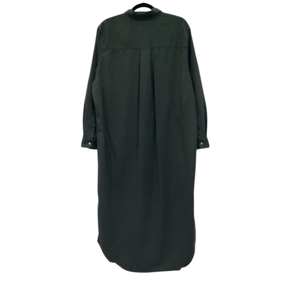Frank & Eileen Famous Denim Rory Maxi Shirtdress In Vintage Green Size Small - Picture 8 of 14